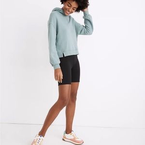 Madewell MWL Form High Waist 7” Black Biker Shorts Size Small